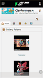 Mobile Screenshot of clayformers.deviantart.com