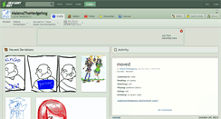 Desktop Screenshot of malenathehedgehog.deviantart.com