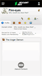 Mobile Screenshot of fire-eyes.deviantart.com