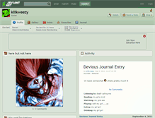 Tablet Screenshot of killkweezy.deviantart.com