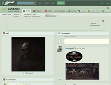 Tablet Screenshot of candynice.deviantart.com