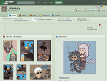 Tablet Screenshot of chibitrinity.deviantart.com