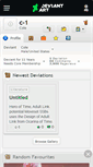 Mobile Screenshot of c-1.deviantart.com