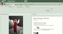 Desktop Screenshot of lugar.deviantart.com