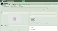 Desktop Screenshot of lazy-chan.deviantart.com