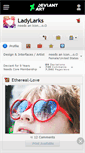 Mobile Screenshot of ladylarks.deviantart.com