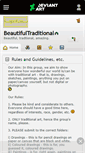 Mobile Screenshot of beautifultraditional.deviantart.com