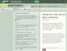 Tablet Screenshot of beautifultraditional.deviantart.com