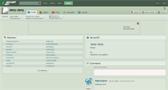 Desktop Screenshot of jamy-jamy.deviantart.com