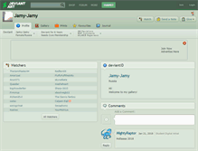 Tablet Screenshot of jamy-jamy.deviantart.com