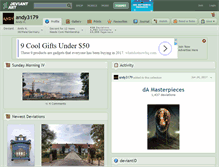 Tablet Screenshot of andy3179.deviantart.com