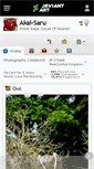 Mobile Screenshot of akai-saru.deviantart.com