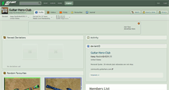 Desktop Screenshot of guitar-hero-club.deviantart.com