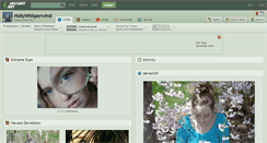Desktop Screenshot of hollywhisperwind.deviantart.com