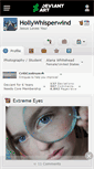 Mobile Screenshot of hollywhisperwind.deviantart.com