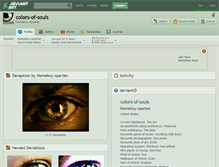 Tablet Screenshot of colors-of-souls.deviantart.com