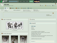 Tablet Screenshot of loli-rose.deviantart.com