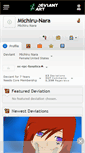 Mobile Screenshot of michiru-nara.deviantart.com