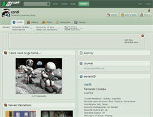 Tablet Screenshot of cordi.deviantart.com