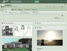 Tablet Screenshot of kuidon24.deviantart.com