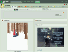 Tablet Screenshot of ocelott.deviantart.com