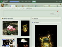 Tablet Screenshot of kadafi.deviantart.com