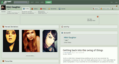 Desktop Screenshot of nikki-slaughter.deviantart.com