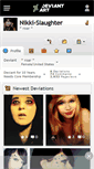 Mobile Screenshot of nikki-slaughter.deviantart.com