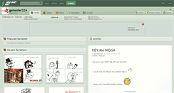 Desktop Screenshot of gamester224.deviantart.com