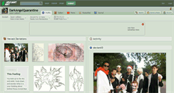 Desktop Screenshot of darkangelquarantine.deviantart.com