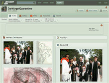Tablet Screenshot of darkangelquarantine.deviantart.com