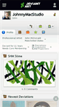 Mobile Screenshot of johnnymacstudio.deviantart.com