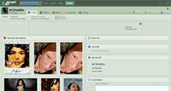 Desktop Screenshot of mcshanda.deviantart.com