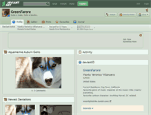 Tablet Screenshot of greenfarore.deviantart.com