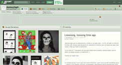 Desktop Screenshot of monkeydaph.deviantart.com