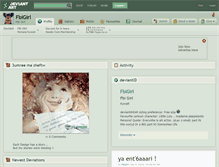 Tablet Screenshot of fbigirl.deviantart.com
