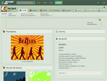 Tablet Screenshot of berjack.deviantart.com