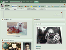 Tablet Screenshot of kattiany.deviantart.com