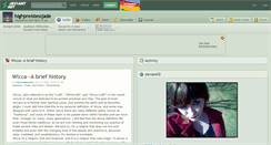 Desktop Screenshot of highpreistessjade.deviantart.com