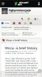 Mobile Screenshot of highpreistessjade.deviantart.com