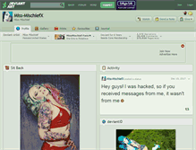 Tablet Screenshot of miss-mischiefx.deviantart.com