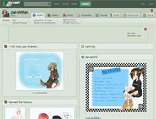 Tablet Screenshot of pai-shiifan.deviantart.com