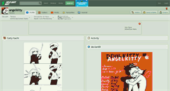 Desktop Screenshot of angelkitty.deviantart.com
