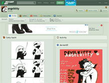 Tablet Screenshot of angelkitty.deviantart.com