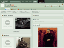 Tablet Screenshot of ed-weirdo.deviantart.com