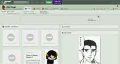 Desktop Screenshot of misatange.deviantart.com