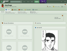 Tablet Screenshot of misatange.deviantart.com