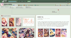 Desktop Screenshot of kokoro-rokoko.deviantart.com