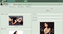 Desktop Screenshot of kirstin-xo.deviantart.com
