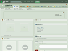 Tablet Screenshot of ixtabchris.deviantart.com